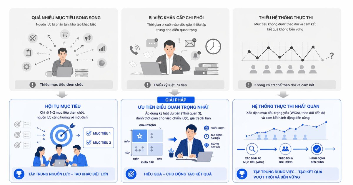 doanh nghiệp cần tập trung vào điều quan trọng nhất