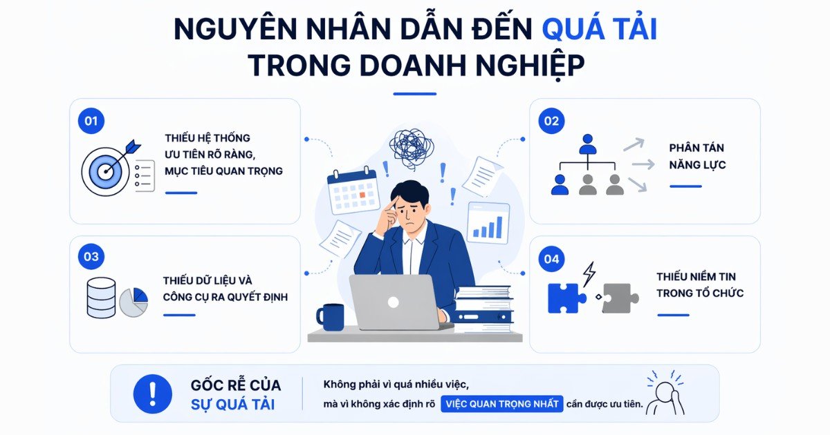 nguyên nhân dẫn đến sự quá tải