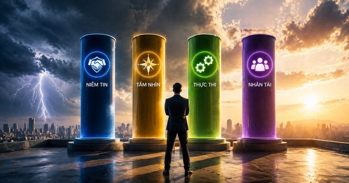 The Four Pillars of Modern Leadership in Times of Uncertainty