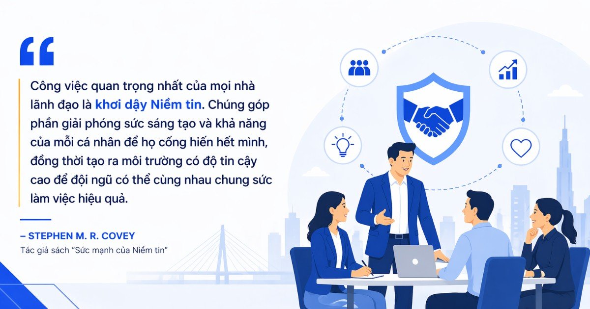 nhà lãnh đạo cần xây dựng niêm tin trong tổ chức