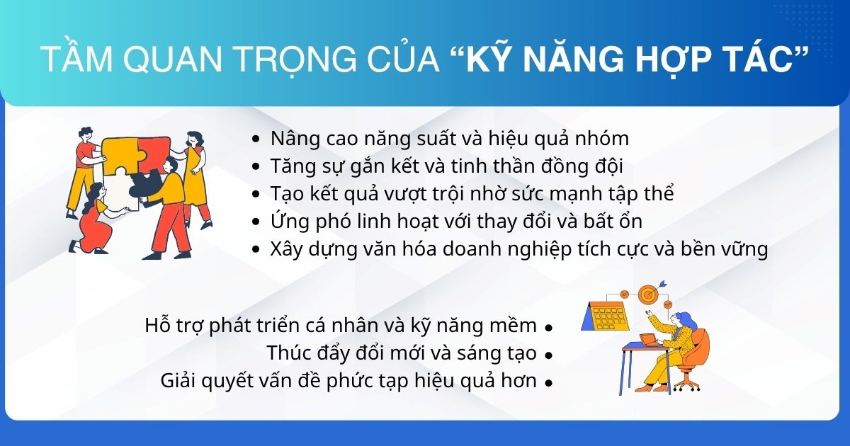 tầm quan trọng kỹ năng hợp tác