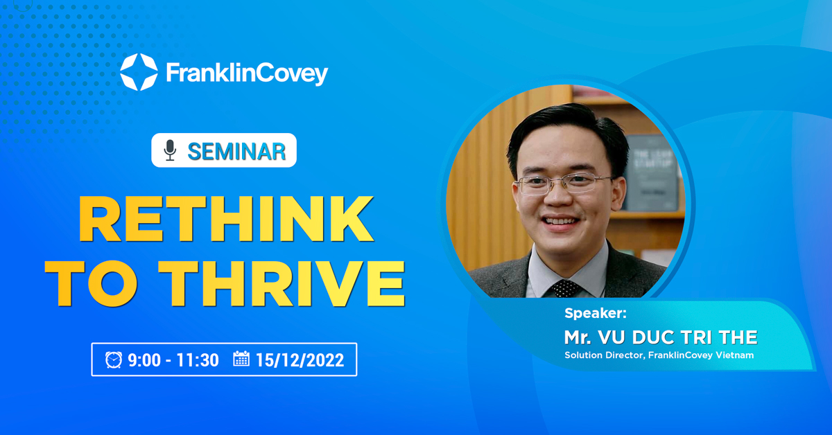 Seminar: "Rethink To Thrive"